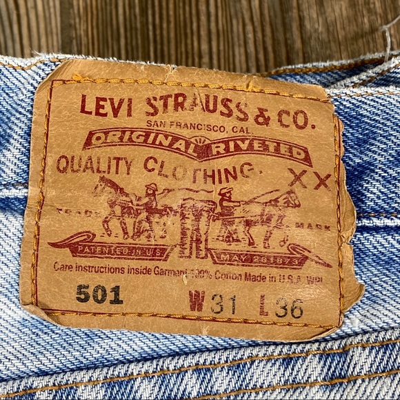 VTG 1997 Levi’s 501 Button Fly Denim Mom Jeans - Picture 3 of 10